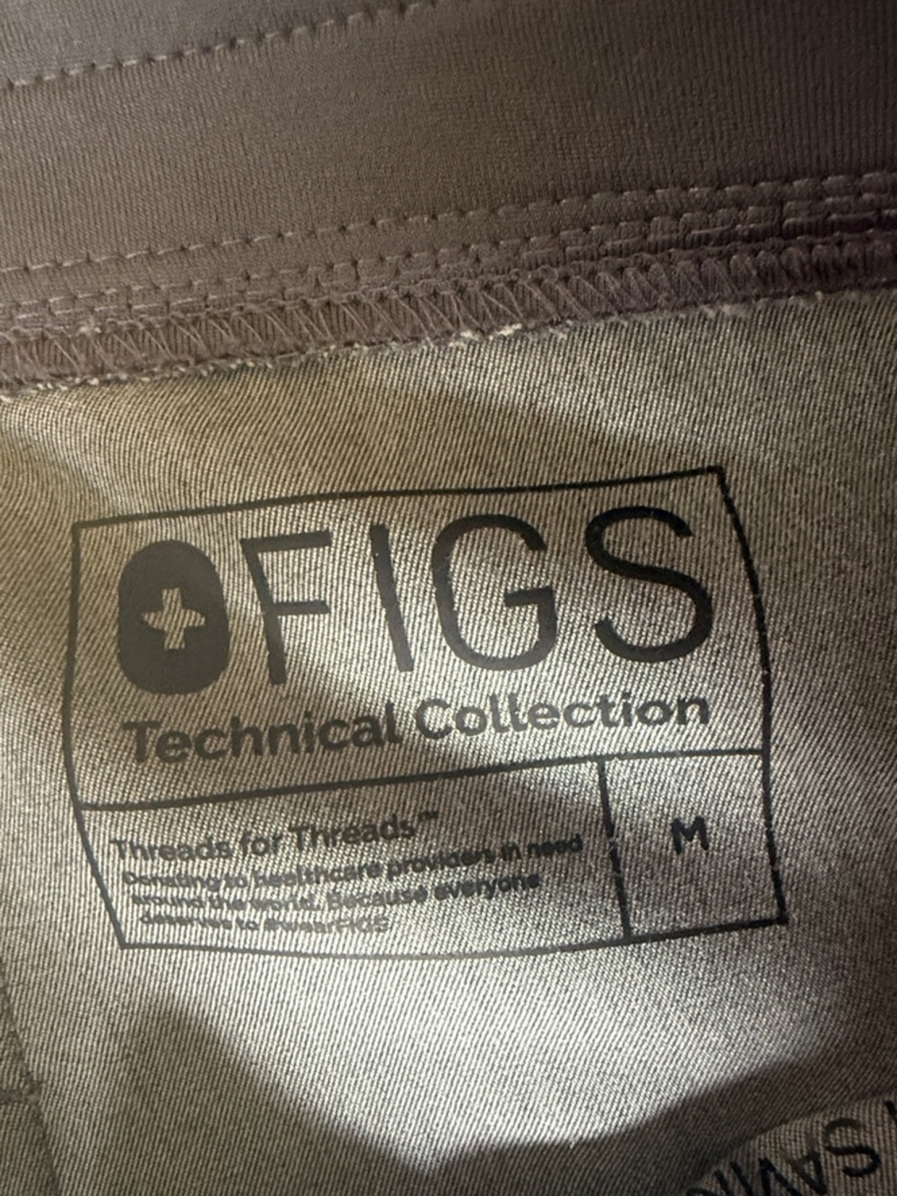 FIGS ladies gray pull on pant tECHNICAL COLLECTION size medium Medical - Picture 6 of 9